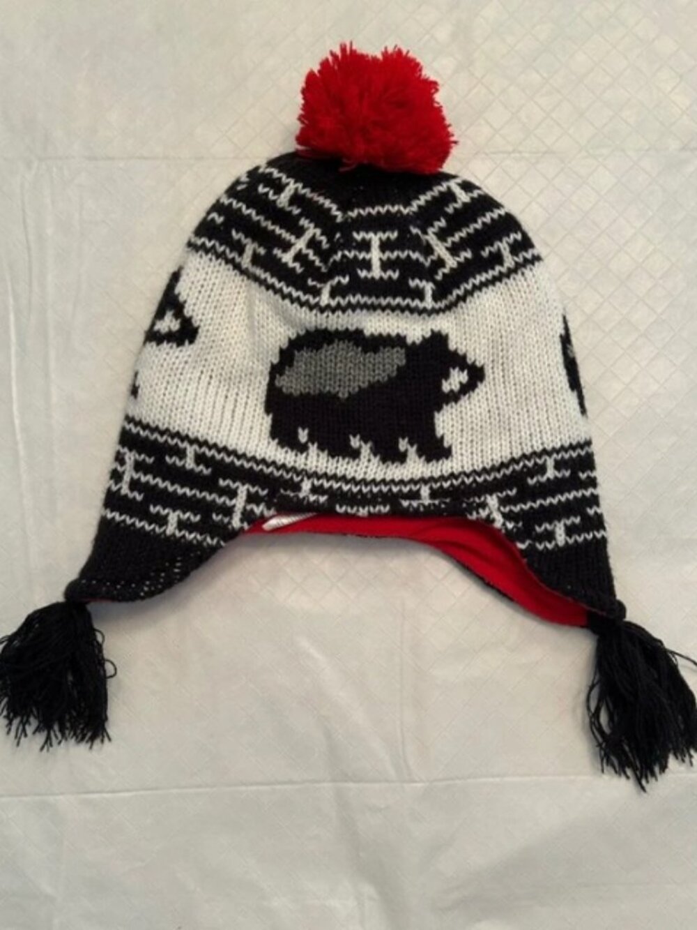 Kid’s Chullo-style trapper hat